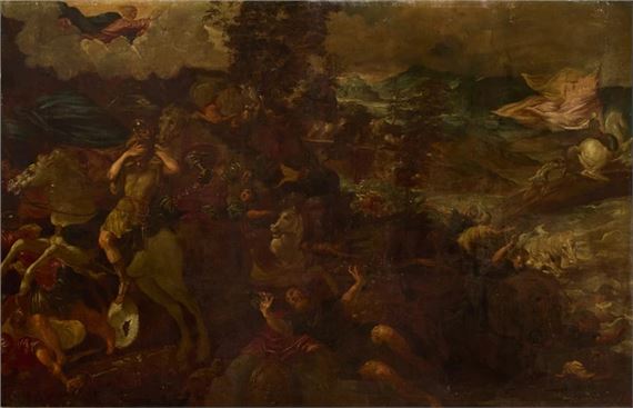The Conversion of St Paul by Jacopo Tintoretto, 1527 x 236 cm