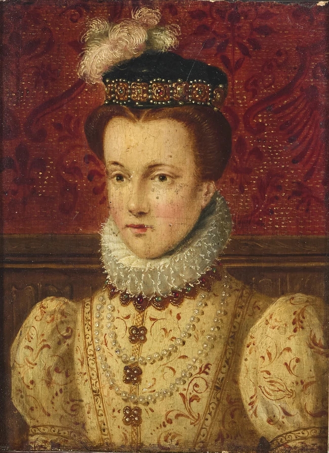 François Clouet | Portrait of Elizabeth of Austria (1510 - 1572 ...