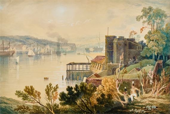 Upnor Castle on the Medway by Henry Gastineau