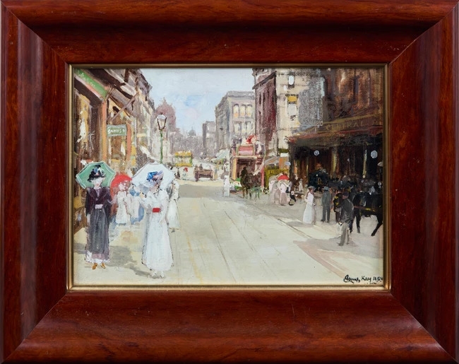 Artwork by James Kay, Sweet Summertime, Made of oil on canvas