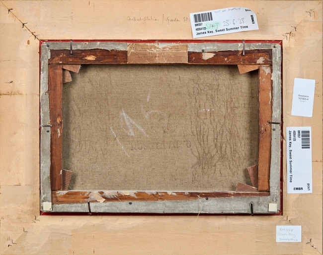 Artwork by James Kay, Sweet Summertime, Made of oil on canvas