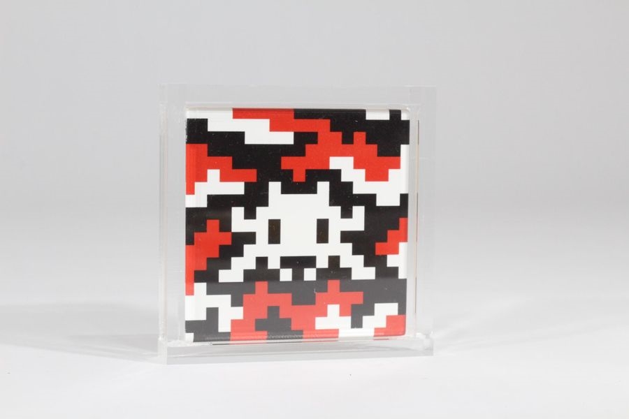 Space Invader | Camo Space Tile | MutualArt