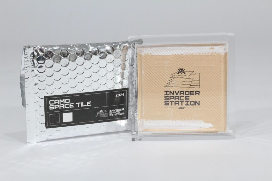 Space Invader | Camo Space Tile | MutualArt