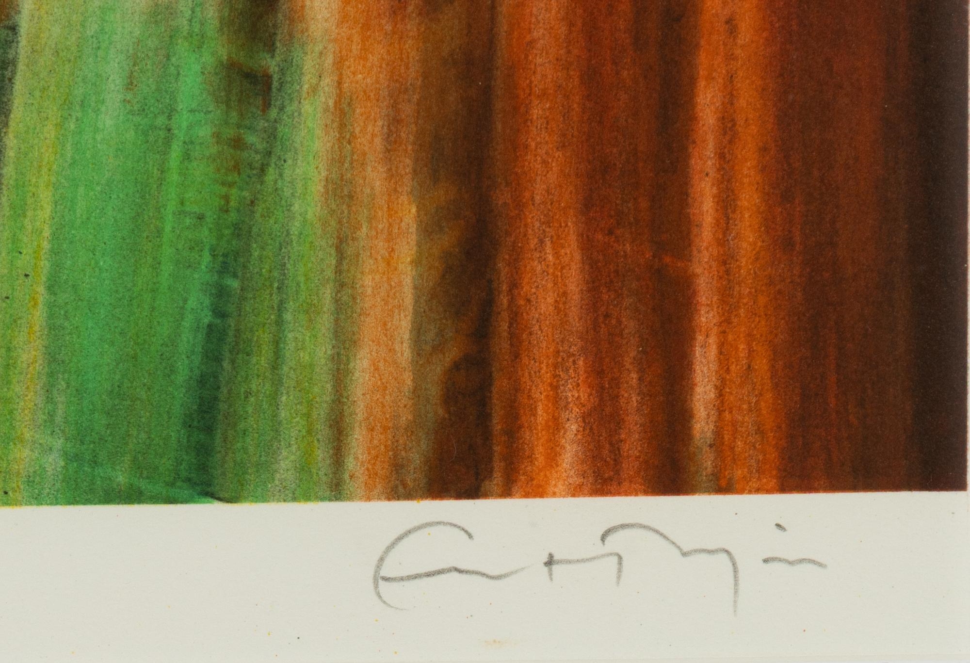 Artwork by Ernst Billgren, Äggvakt, Made of colour lithograph