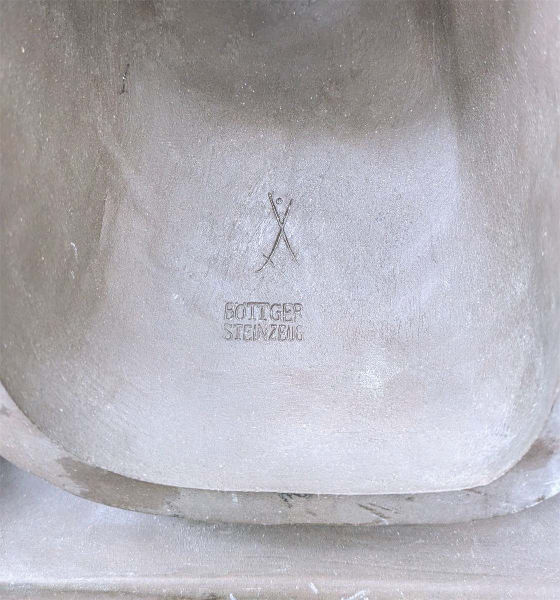 Artwork by Ernst Barlach, Schwebender Gottvater, Made of Böttger stoneware