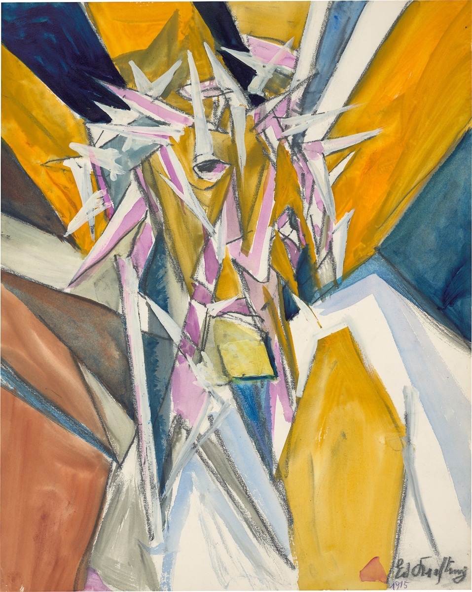 Edmund Kesting | Untitled (the thorn-crowned) (1915) | MutualArt