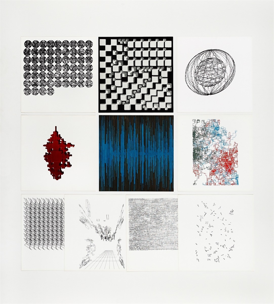 Georg Nees | Computergrafik-Computerplastik (1970) | MutualArt