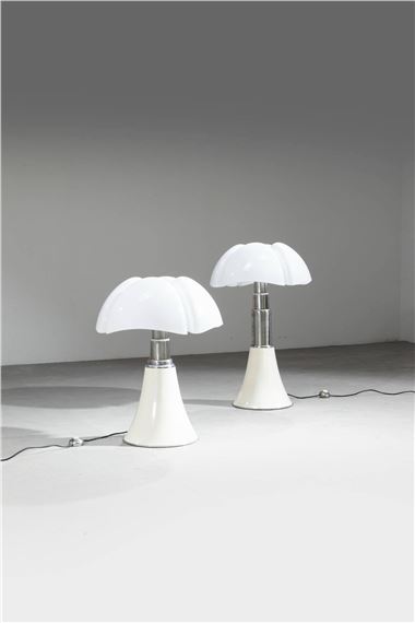 Coppia di lampade da terra mod. Pipistrello by Gae Aulenti, 1966