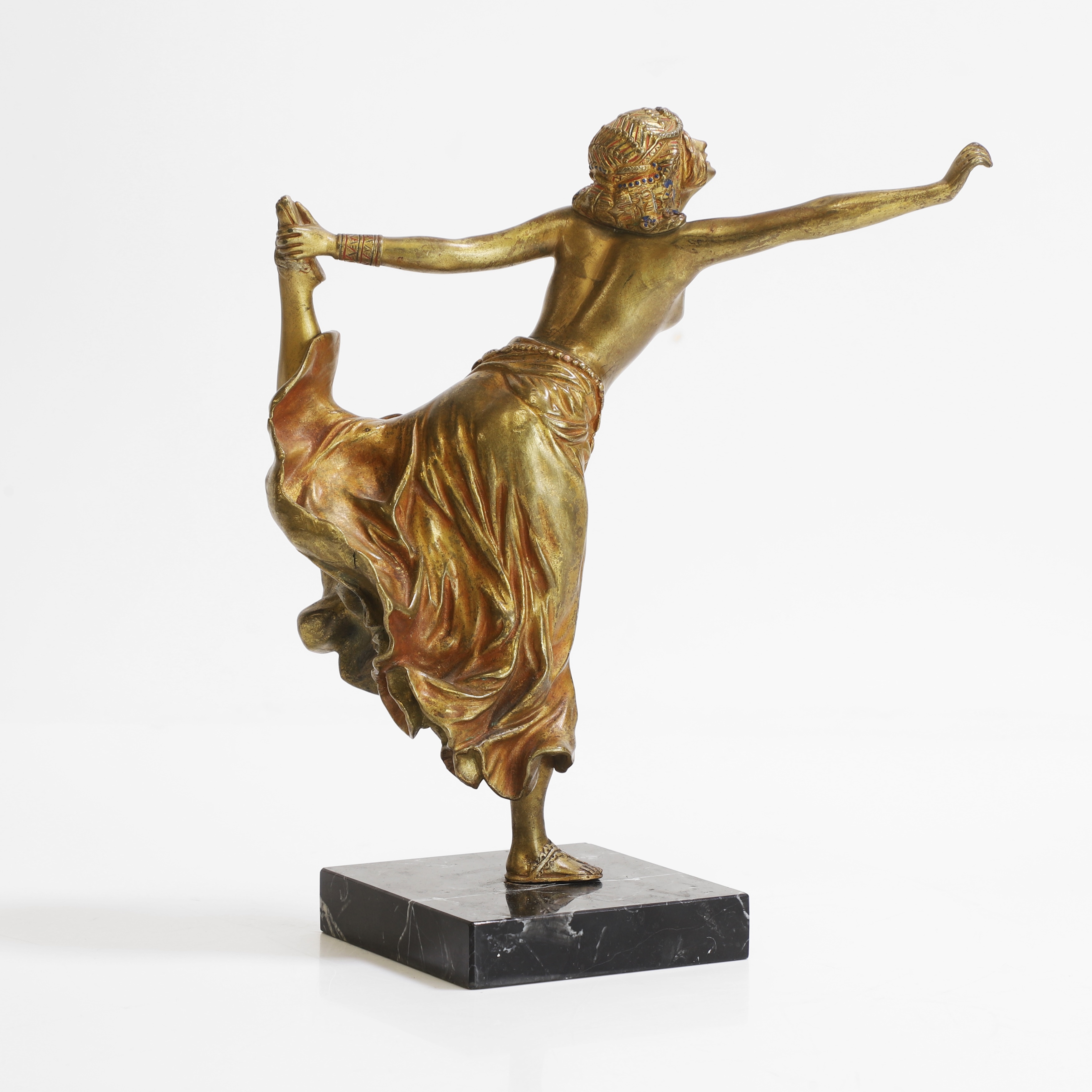 Claire Jeanne Roberte Colinet | Egyptian Dancer an Art Deco bronze ...