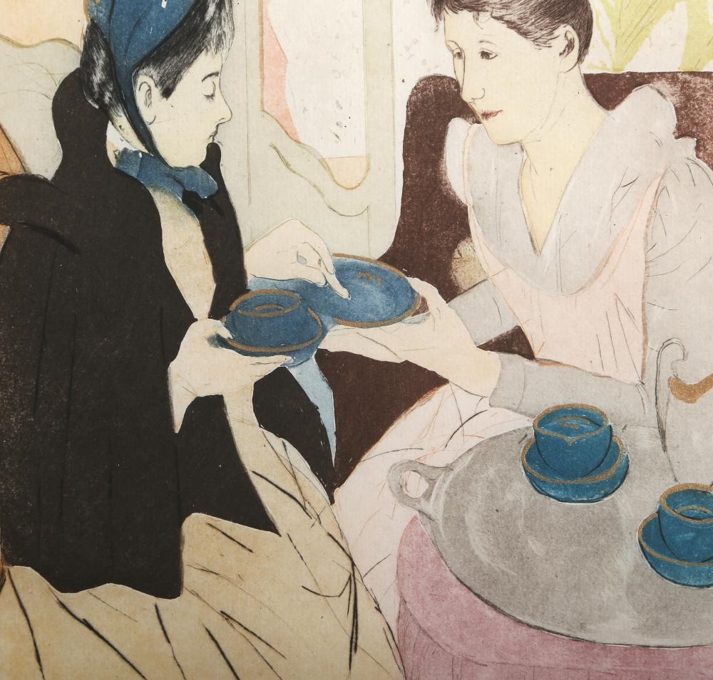 Mary Cassatt | Afternoon Tea Party (1991) | MutualArt