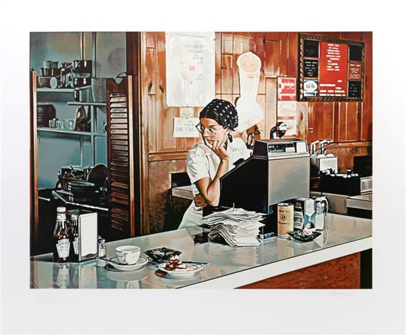 Ralph Goings | One-Eleven Diner (1980) | MutualArt