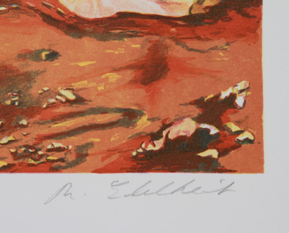 Artwork by Martha Edelheit, Tool in Landscape, Made of Lithograph