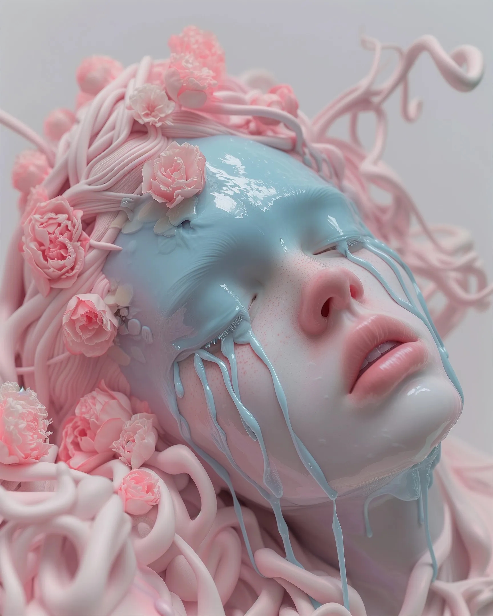 Artwork by Aiakinom, Sometimes it's time to cry, Made of Print