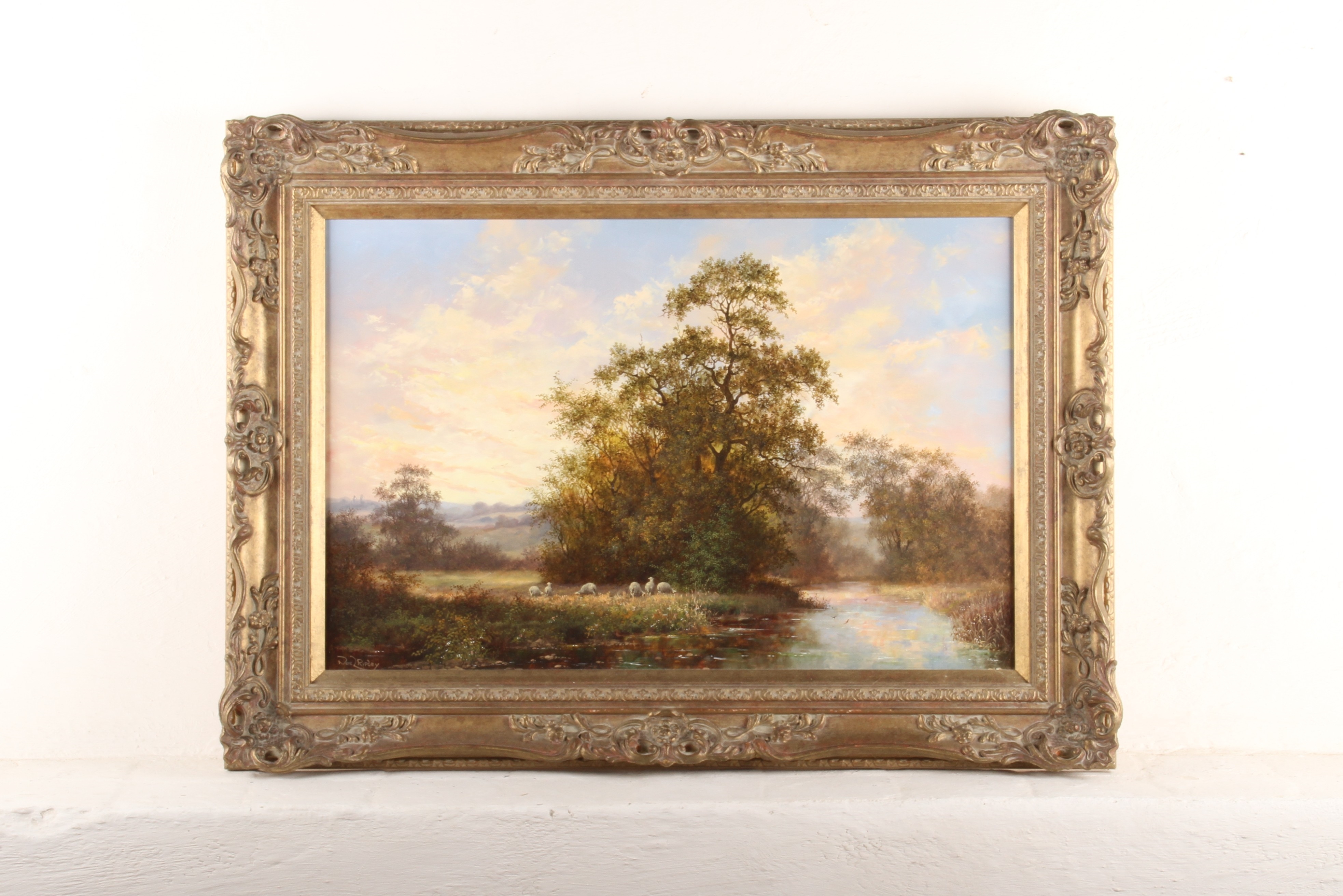 Noel Ripley | landscape with sheep | MutualArt