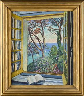 Open window overlooking the sea - André Jolly