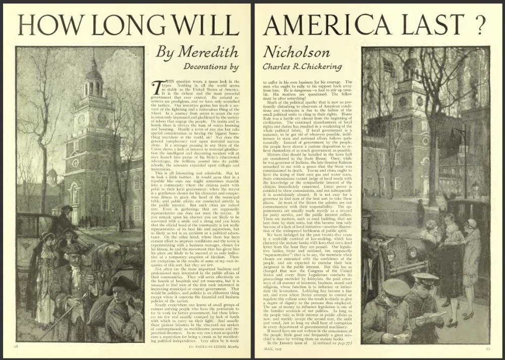 Charles Ransom Chickering | Americana magazine illustration (1927 ...