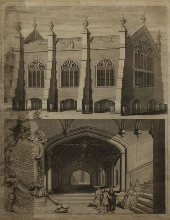 George Vertue | Lincoln’s Inn Chappel (1751) | MutualArt