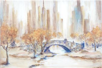 Gapstow Bridge and Lovers - Marilyn Dunlap
