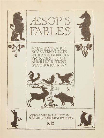 Arthur Rackham | Aesop's Fables (1912) | MutualArt