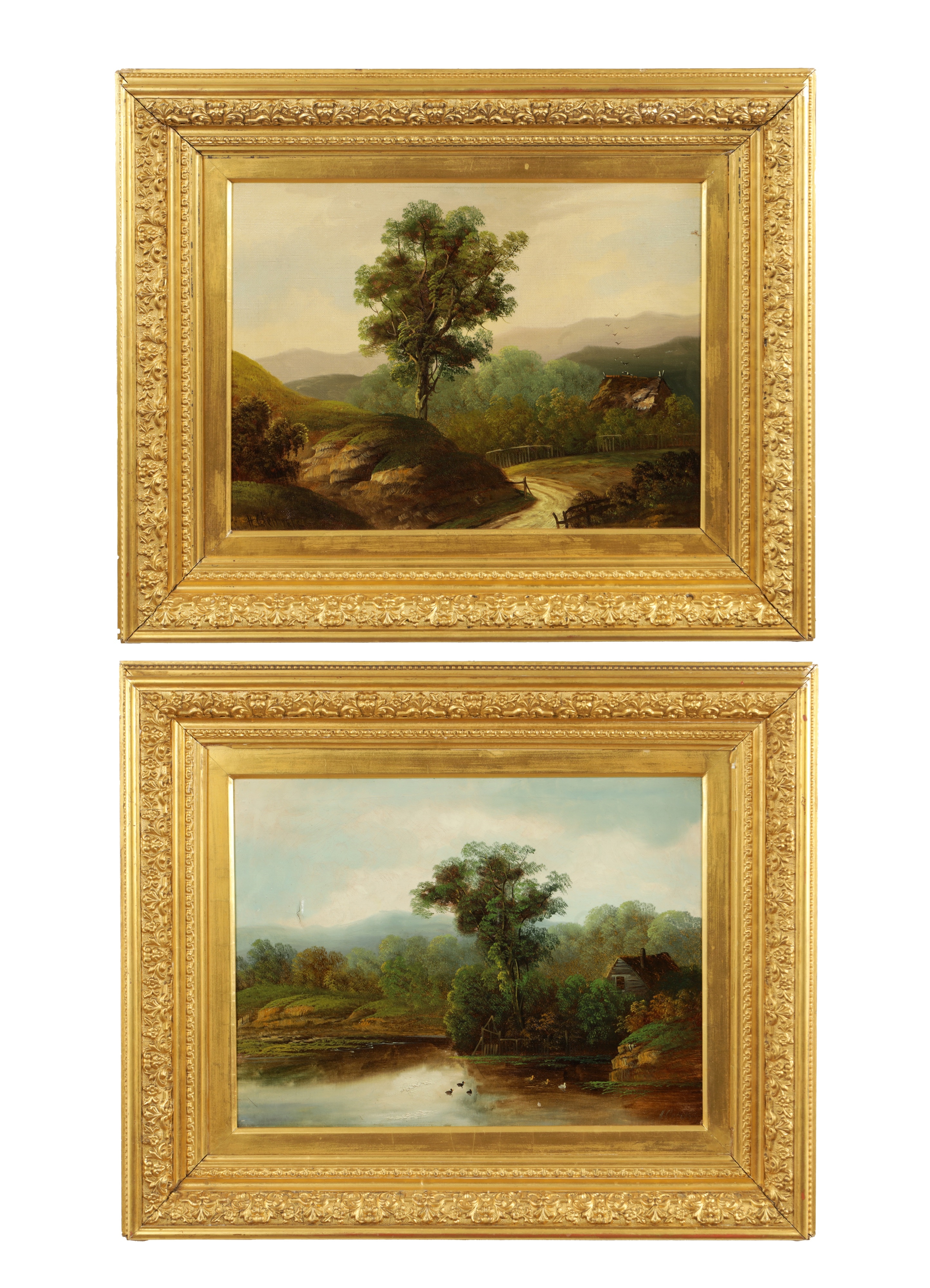 Henry Clements | A PAIR OF 19TH CENTURY OIL ON CANVAS COUNTRY ...