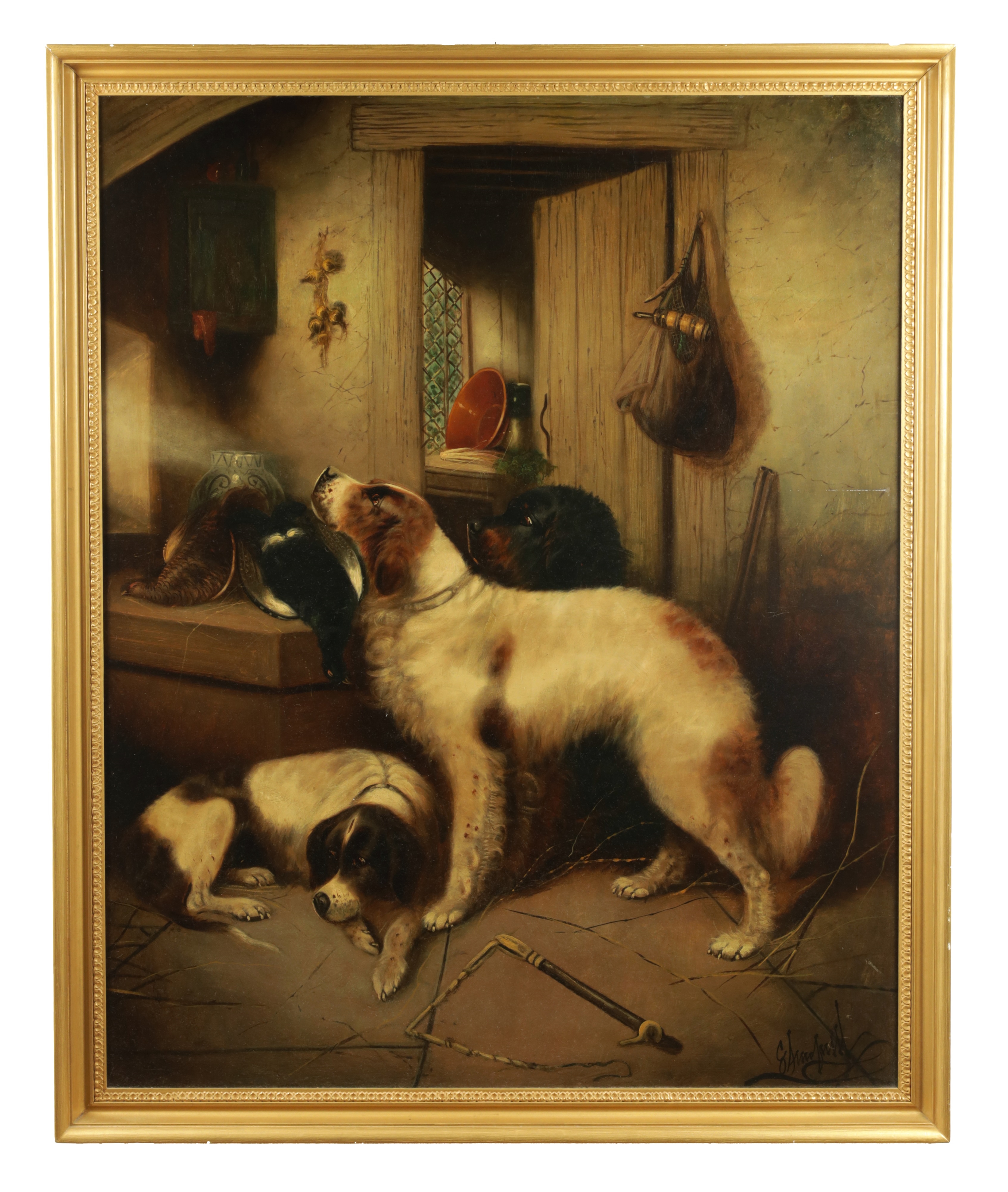 George Armfield | GEORGE ARMFIELD (1810 - 1893). A LARGE 19TH CENTURY ...