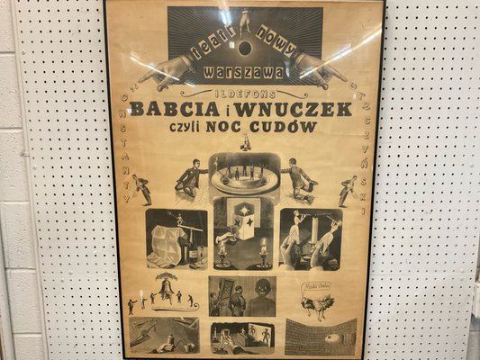 Babcia I Wnuczek” Polish Performance Poster - Daniel Mróz