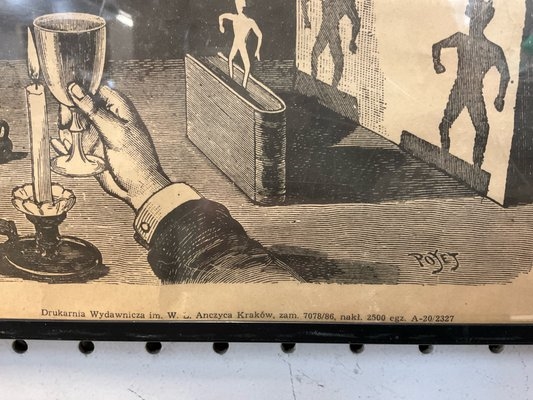 Artwork by Daniel Mróz, Alina Mrozowa, Babcia I Wnuczek” Polish Performance Poster, Made of poster