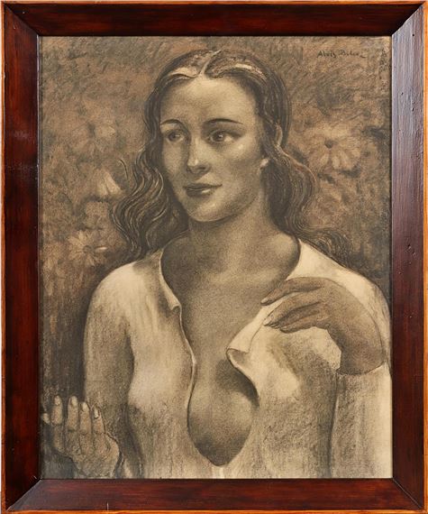 161. Portrét dívky by Alois Bílek