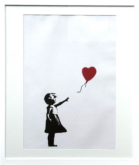 Poster Banksy Balloon Girl 'There Is Always Hope' - Stampa D'Arte, 42x58 Cm, Arrotolata
