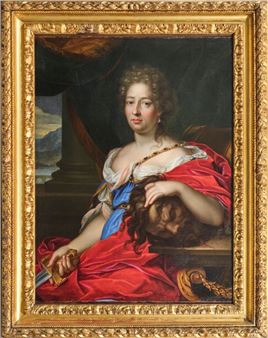 Portrait of a woman as Judith with the head of Holofernes - Gabriel Revel