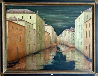 Vue de Venise - Jean-Pierre Capron