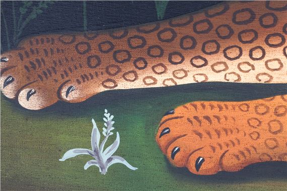Henri-Émilien Rousseau | AFTER HENRI ROUSSEAU PAINTING OF A CAT O/C ...