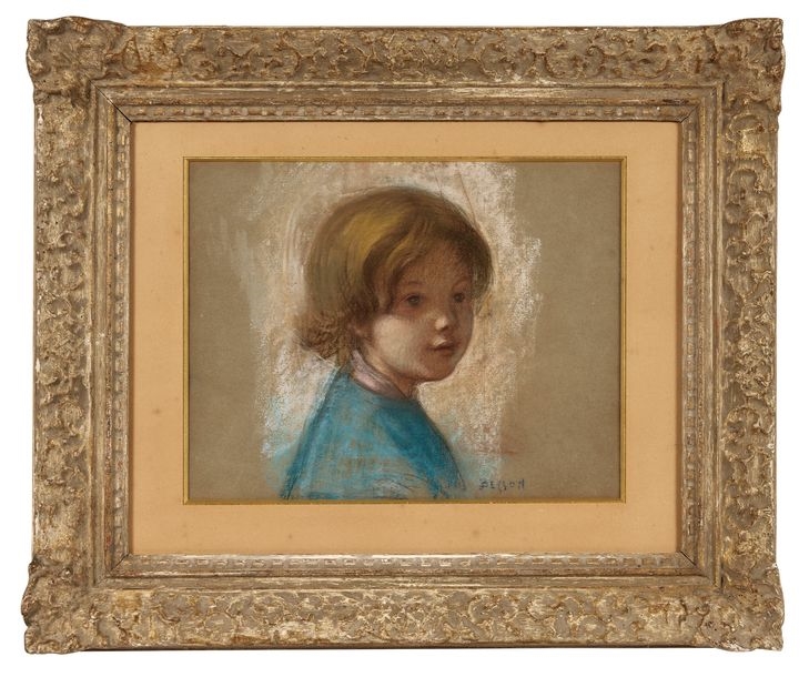 Jules Gustave Besson | Portrait d'enfant | MutualArt