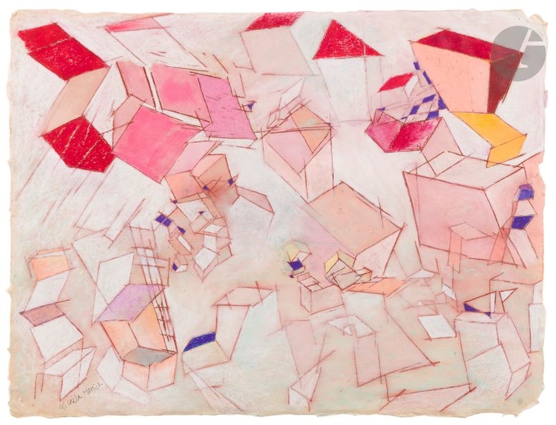 Artwork by Micaëla Henich, Composition, Made of Pastel