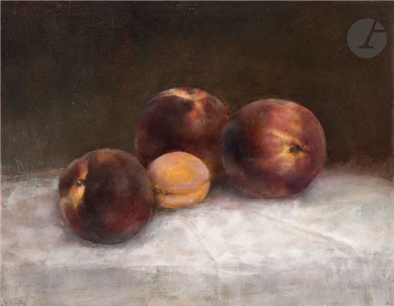 Nature morte aux pêches by Pietro Sarto