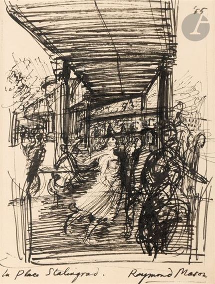 La Place Stalingrad - Raymond Mason