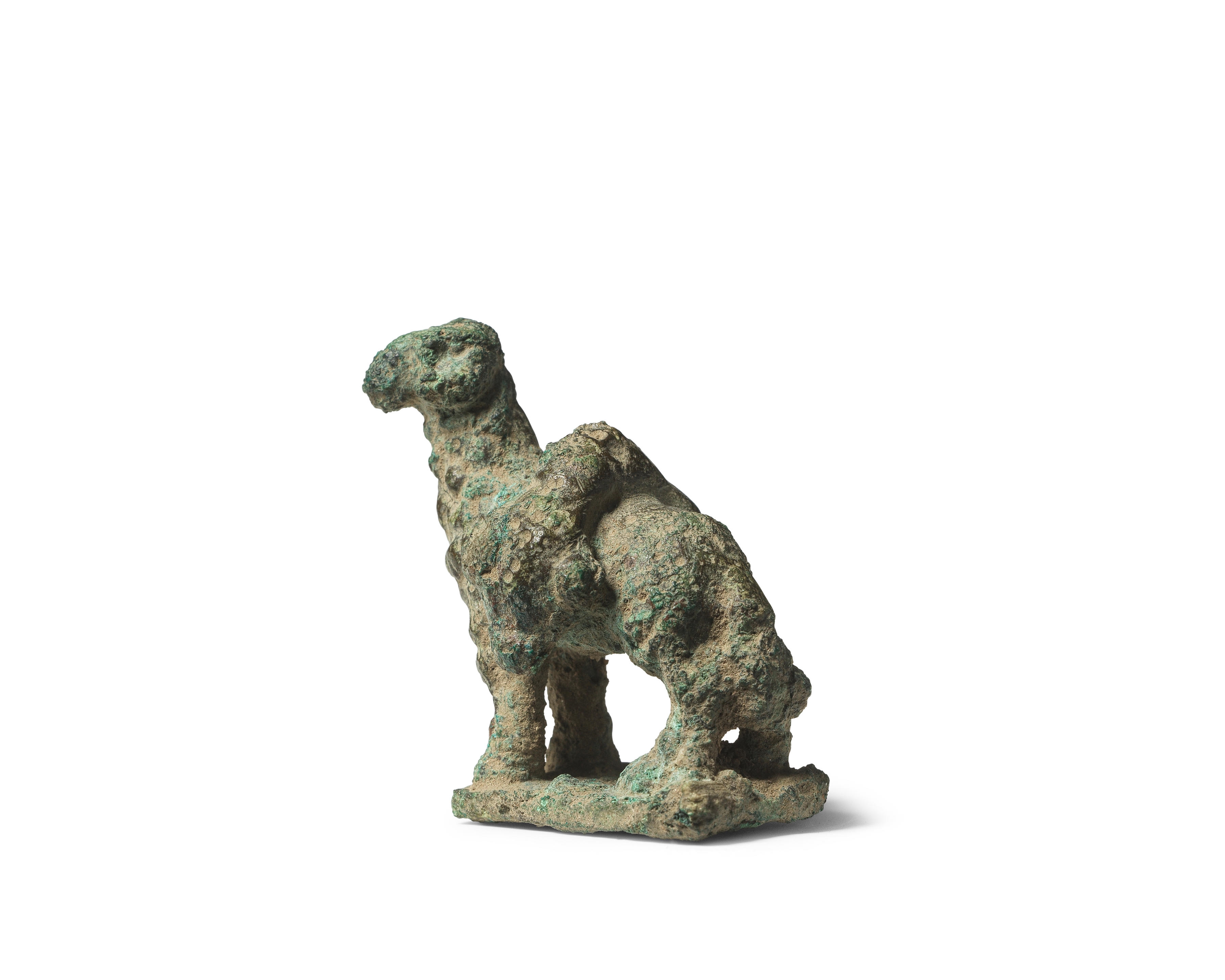 Roman School, 2nd Century | A miniature Roman bronze figure of a ram ...
