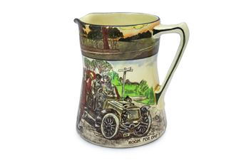 A Royal Doulton 'Series Ware' motoring tankard, 'Room for 1!' by George Holdcroft, circa 1906 - George Holdcroft