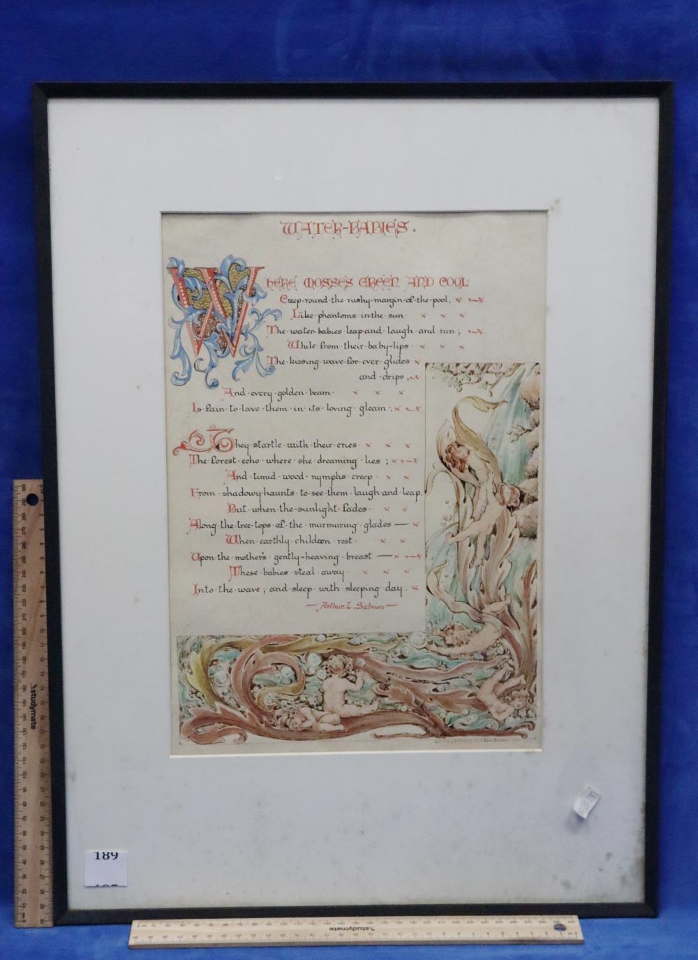 Artwork by Ella Lillian Pedersen, WATER BABIES ILLUSTRATION, Made of Watercolour with ink