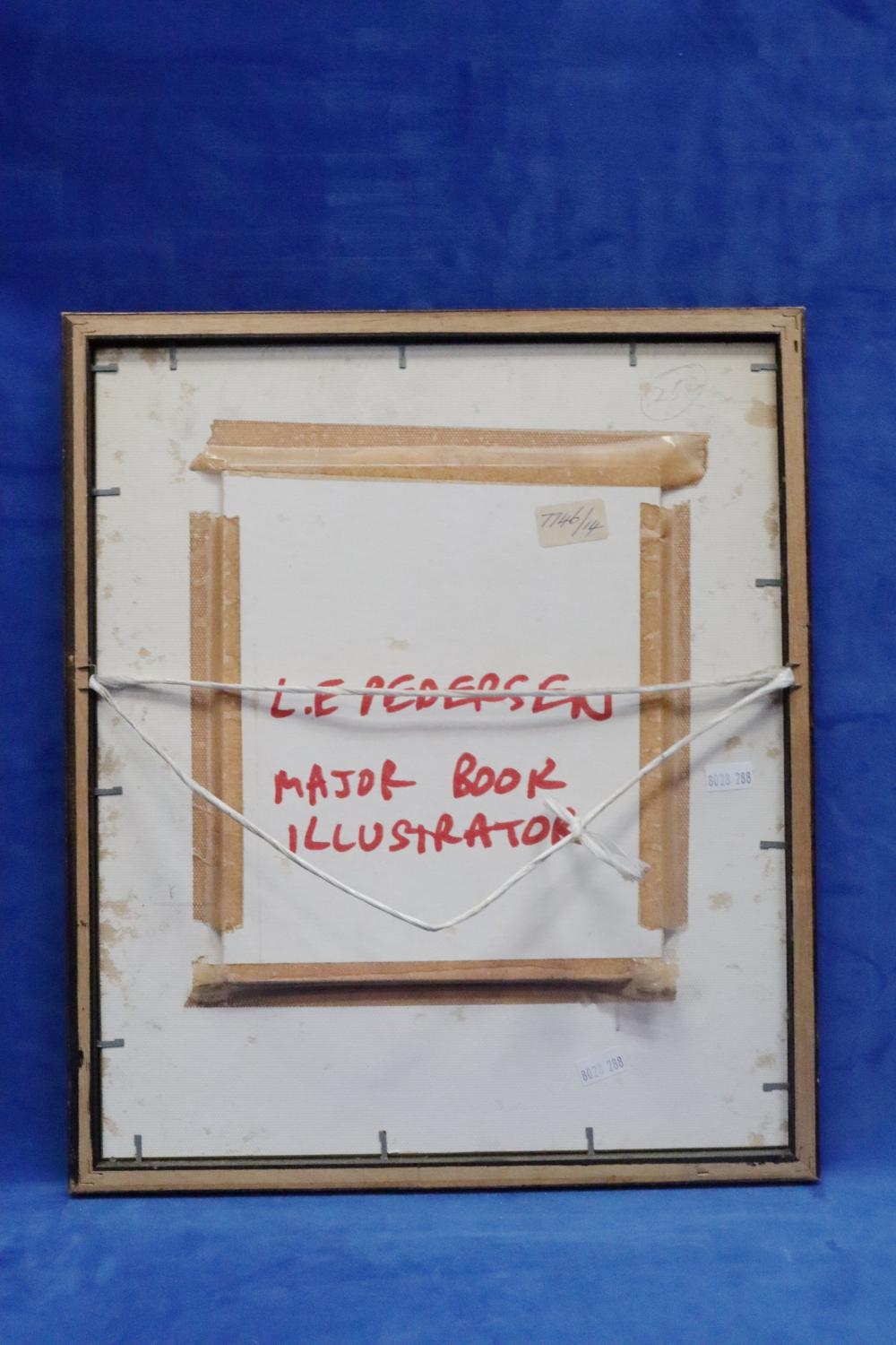 Artwork by Ella Lillian Pedersen, 1937 IPSWICH LONGFELLOW ILLUSTRATION, Made of Watercolour