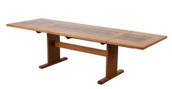 Gangso Mobler (Danish) Modern Teak Wood Tile Table - Gangso Mobler