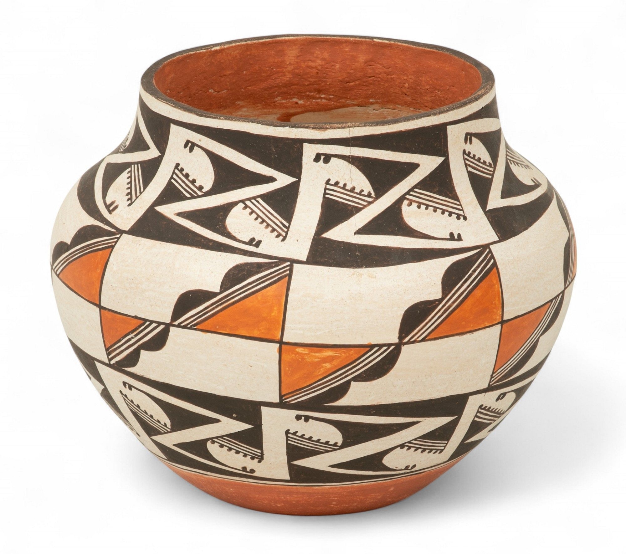 Lucy M. Lewis | Polychrome Pottery Olla | MutualArt