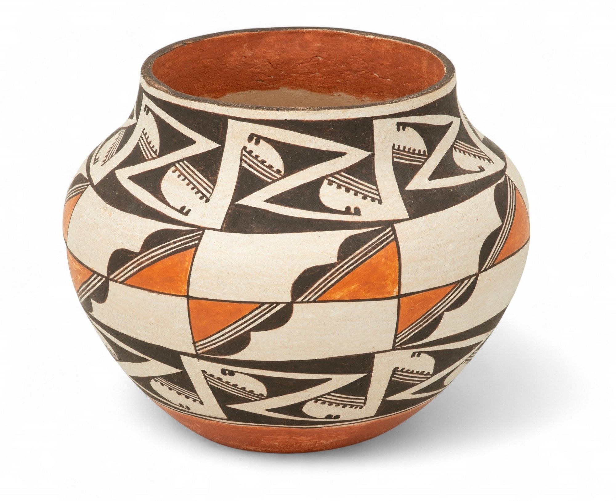 Lucy M. Lewis | Polychrome Pottery Olla | MutualArt