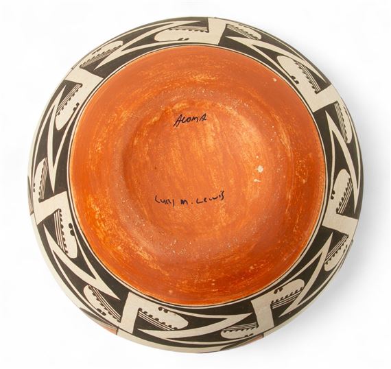 Lucy M. Lewis | Polychrome Pottery Olla | MutualArt