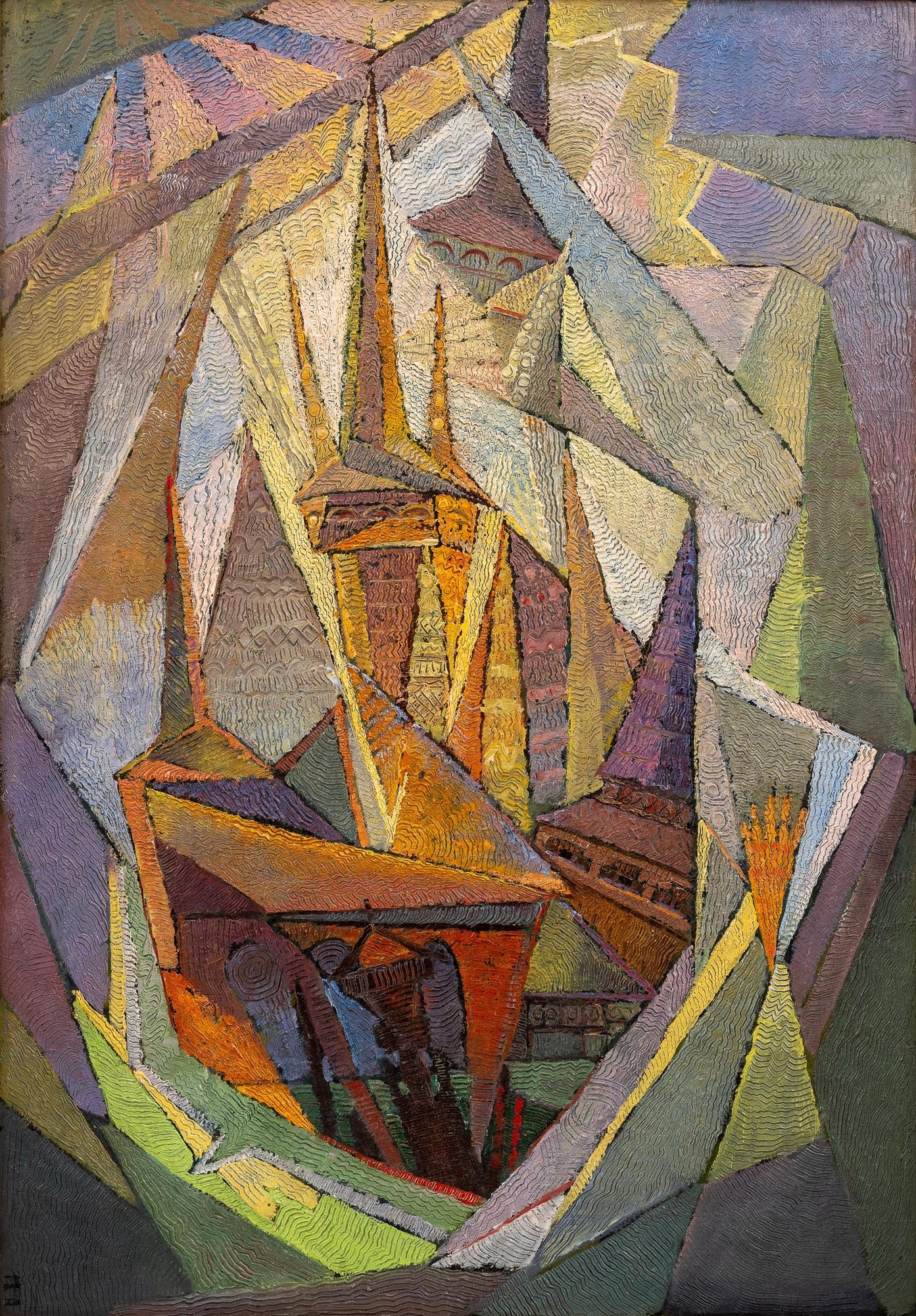 Karl Hübner | Village in Maramureș (Sat din Maramure | MutualArt