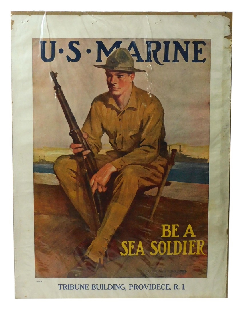 Artwork by James Montgomery Flagg, WWI US Recruitment Posters, Made of Poster