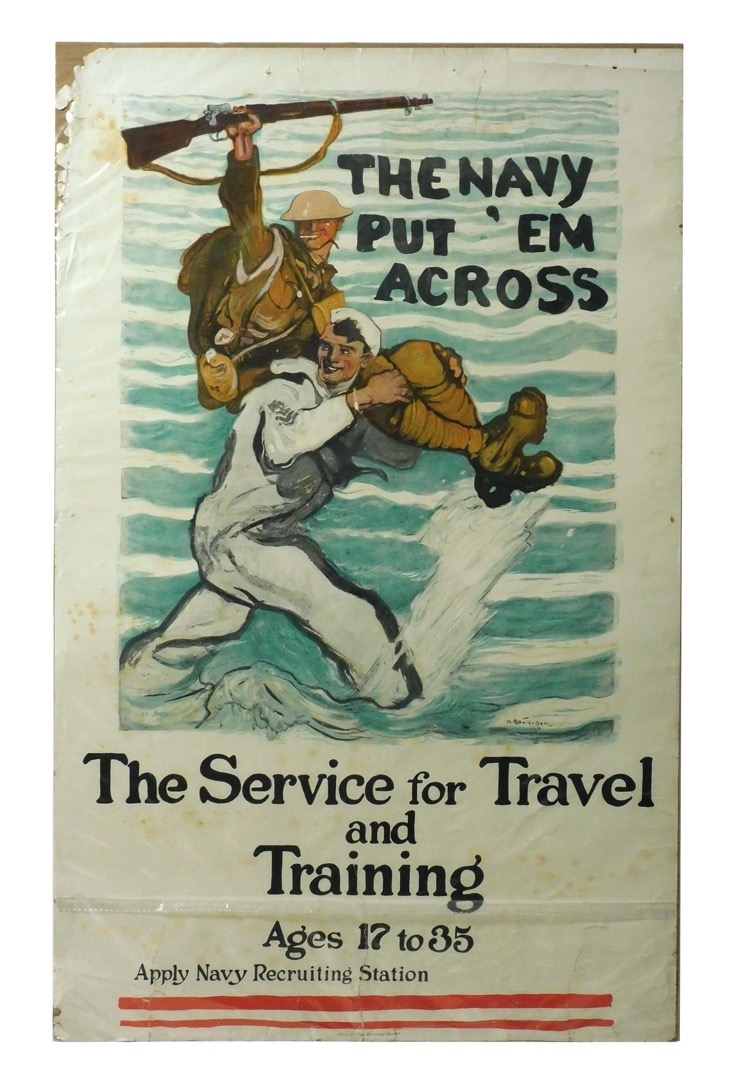 Artwork by James Montgomery Flagg, WWI US Recruitment Posters, Made of Poster