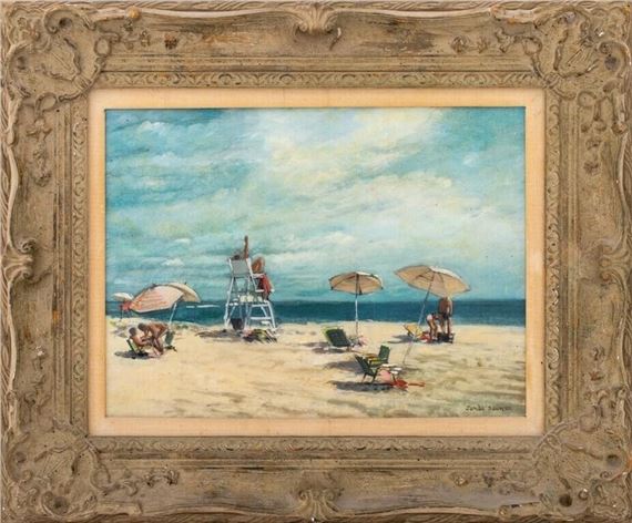 James Seeman | Beach Scene | MutualArt