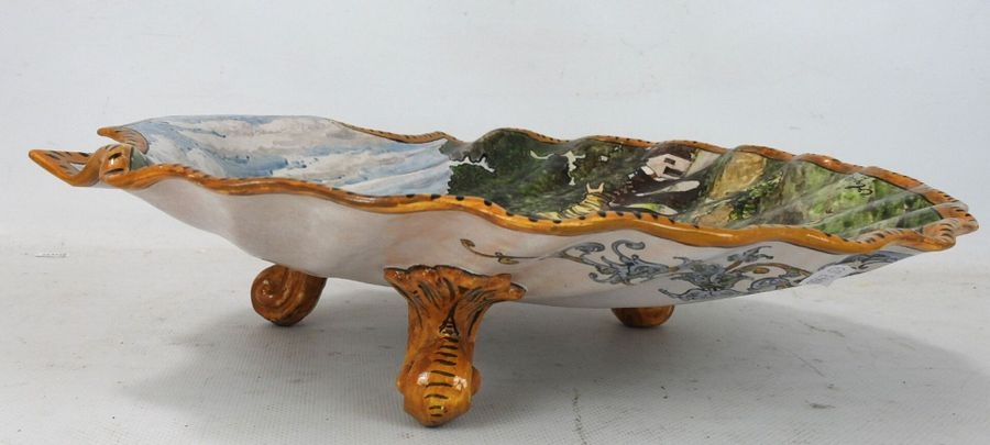 Artwork by Ulysse Besnard, Large tripod, Made of polychrome earthenware