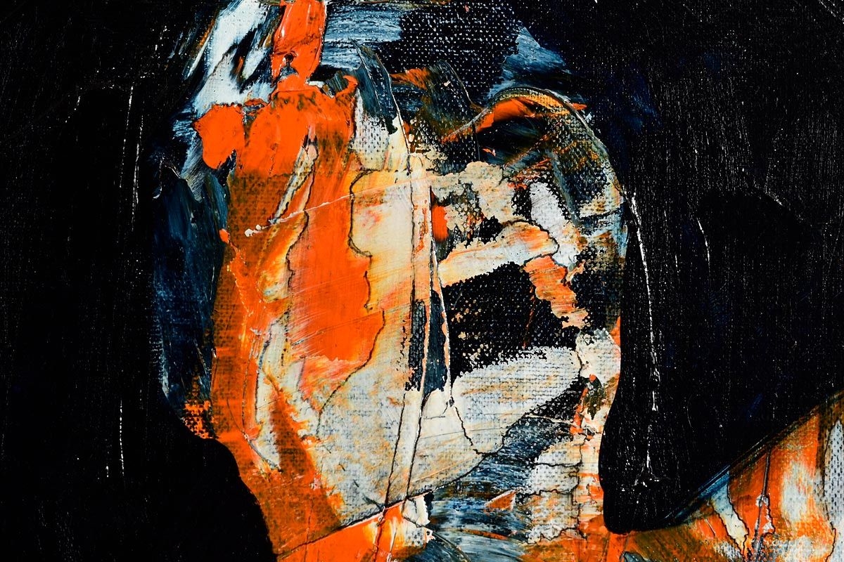 Artwork by Paul Forde Cialis, I Cut Your Name in My Heart, Made of acrylic on canvas